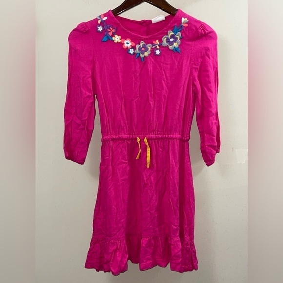 MINI BODEN HOT PINK EMBROIDERED LIGHT WEIGHT DRESS 11-12Y - Picture 1 of 6